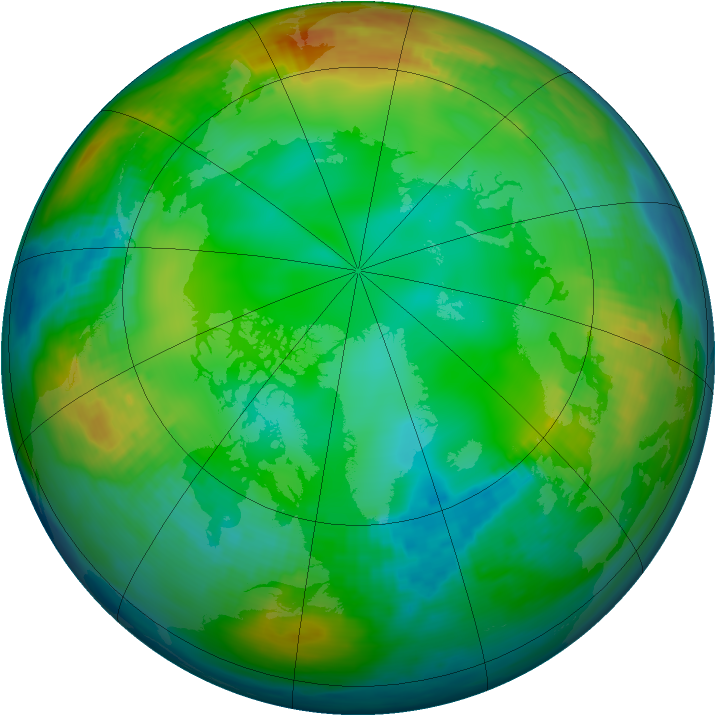 Arctic ozone map for 06 December 1980